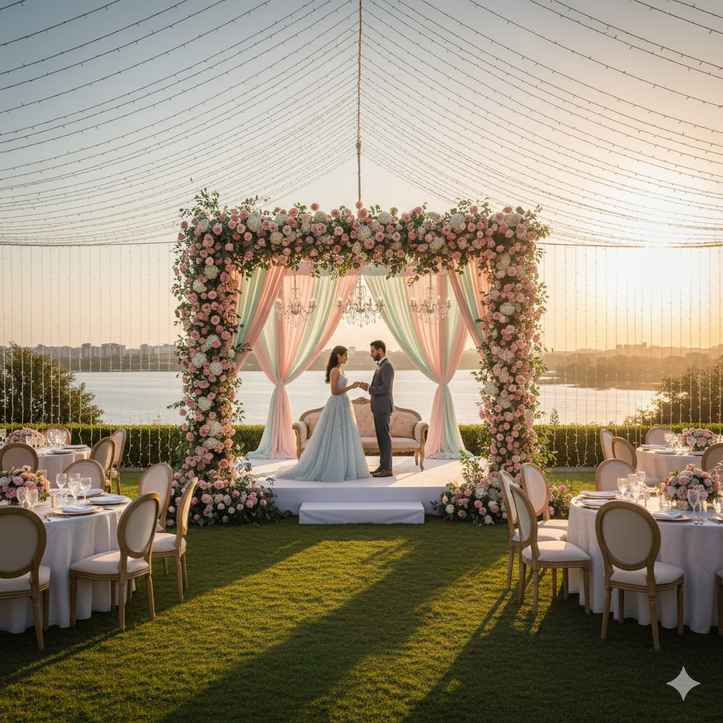 saxena dream lawn wedding2